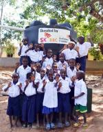 SK건설, 아프리카 탄자니아 초교에 물탱크 기부