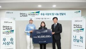 한국토지신탁, 드라이브 포 더 퓨처 코아루 시상식 개최
