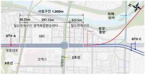 서울시, '영동대로 광역복합환승센터' 4개 공구 입찰 공고