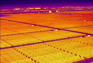 현대엔지니어링, 건설드론으로 태양광발전 품질 관리