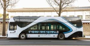 서울시, 청와대 주변서 대형 전기 자율주행버스 첫 정기운행